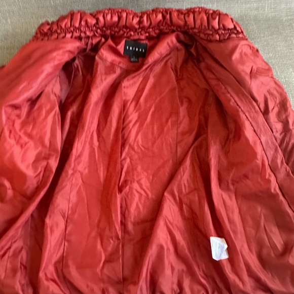 Tribal Women’s Textured Fitted Puffer Jacket – Red – Size L Stretch - Picture 12 of 15